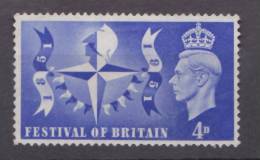 Great Britain, 1951, SG 514, Unused, No Gum - Unused Stamps
