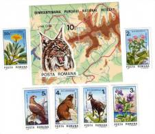 Romania 1985 Protected Animals,RETEZAT National Park,Mi.4172+Bl.,Sc.3301, MNH - Wild