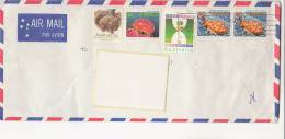 A2048 -  5 Valori AUSTRALIA Posta Aerea  VG  Lane Cove-Nichelino 28-05-1985 - Lettres & Documents