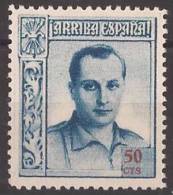 FET12-LM073TB.Espagne.Spa In.España.JOSE ANTONIO PRIMO DE RIBERA.Falange.1938. (Galvez 12**)en Nuevo.RARO - Bienfaisance