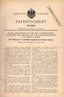 Original Patentschrift - Wagenfabrikation , H. Eckert In Berlin , 1894 , Motorpflug , Traktor , Landwirtschaft , Pflug ! - Tracteurs