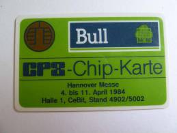 GERMANY -  Bull Specimen - CeBit 1984 -  V RARE - T-Series : Test