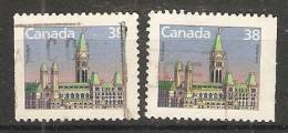 Canada  1985-90 Definitives; Parliament  (o) - Timbres Seuls