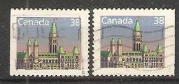 Canada  1985-90 Definitives; Parliament  (o) - Einzelmarken