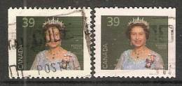 Canada  1990  Definitives; Queen Elizabeth II  (o) Portrait - Einzelmarken