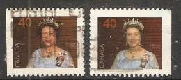 Canada  1990  Definitives; Queen Elizabeth II  (o) Portrait - Timbres Seuls