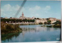 Cp Ardeche Bourg-st-andeol Vue Generale Rhone Eglise Voyagé 1973 - Bourg-Saint-Andéol