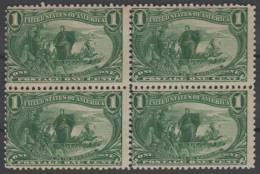 USA 1898 - Yvert #129 (Bloque De 4) - MLH * - Neufs