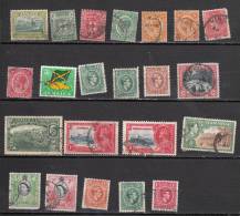 JAMAIQUE LOT DE 22 TIMBRES OBLITERES - Jamaica (...-1961)