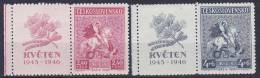 TJECHOSLOWAKIJE - Michel - 1946 - Nr 490/91 - MNH** - Ongebruikt