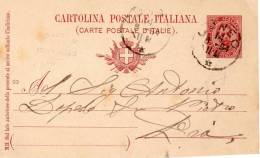 1894  CARTOLINA CON ANNULLO CUNEO - Entiers Postaux