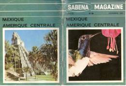 Aviation-Avio-Aéronautique-SABENA Magazine:Mexique-Amérique Centrale-Novembre 1969-N°89 - Aviation