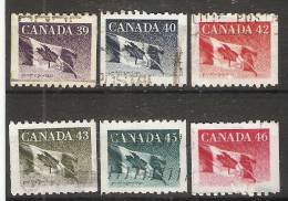 Canada  1990-1998  Canadian Flag  (o) - Coil Stamps