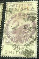 Western Australia 1893 Swan Internal Revenue 1s - Used - Gebruikt