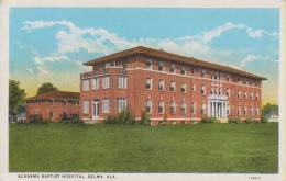 Litho Alabama Baptist Hospital Selma ALA USA Um 1930 - Sonstige & Ohne Zuordnung