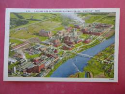 Tennessee >  Kingsport ---  Airplane View Eastman Corp. Linen--ref 873 - Autres & Non Classés