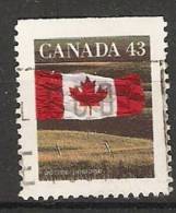 Canada  1992  Definitives; Flag  (o) P. 13.5 X 13 - Einzelmarken