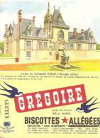 Buvard Biscottes Gregoire Hotel Jacques Coeur A Bourges - Biscotti