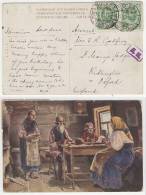Russia 1915 Postcard PC To UK - Lettres & Documents