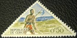 Congo 1961 Postage Due Letter Carrier 50c - Mint - Autres & Non Classés