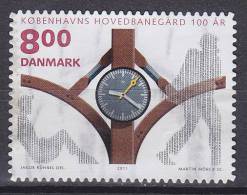 Denmark 2011 BRAND NEW 8.00 Kr. Københavns Hovedbanegård Central Station Anniversary (from Booklet) - Used Stamps