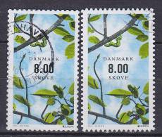 Denmark 2011 Mi. 1642 A & C    8.00 Kr. Danish Forests Europa CEPT (From Sheet & Booklet) - Usado