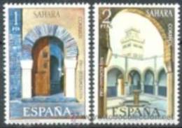 SAHARA 1974 - PRO INFANCIA Y MEZQUITAS - EDIFIL 314-315 - Moskeeën En Synagogen