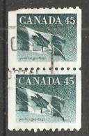 Canada  1995  Definitives; Flag  (o) - Coil Stamps