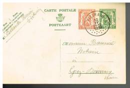 C751 - Carte N° 118 Oblitérée Piétrain, Cachet à étoiles - Postkarten 1934-1951