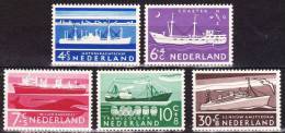 1957 Zomerzegels Schepen Postfrisse Serie  NVPH 688 / 692 - Ongebruikt