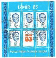 1983  "Izmir '83"  Esposizione Filatelica  Fgl N° 25 - Hojas Bloque