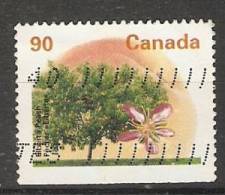 Canada  1995  Definitives Trees: Elberta Peach  (o) P.14.5 X 14 - Einzelmarken