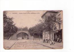 94 - Cachan Avenue Carnot Et Pont Du Chemin De Fer Animation - Cachan