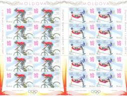 2012. Moldova, Summer Olympic Games LONDON´2012, 2 Sheetlets, Mint/** - Zomer 2012: Londen