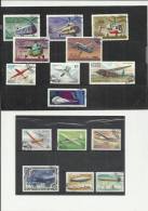 URSS  1980-1982-1983-1984-1991  AVIATION - 15 STAMPS USED / NH :5 OF 1980 HELICOPTERS OF 1-2-3-6-32 K ;3 OF 1982 PLANES - Variétés & Curiosités