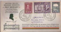 BELGIQUE :  1956:série 987/9 FDC.200e Anniv.de La Naisance De Mozart.Oblit.Bruxelles-Mozart. - 1951-1960