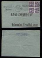 Schweden Sweden 1931 Cover With Mi# 177IIB Block Of 4 To Germany - Brieven En Documenten