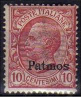 Patmo 1912 - 10 C. **   (g2144)    (NT !) - Egeo (Patmo)