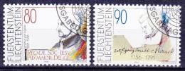 LIECHTENSTEIN - Michel - 1991 - Nr 1013/14 - Gest/Obl/Us - Gebraucht