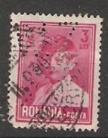 Romania 1928  King Michael  (o)  Perfin W.Z. - Andere & Zonder Classificatie