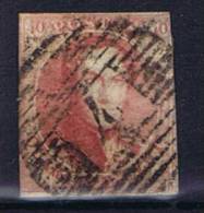 Belgium OBP 8 Used 1851, Cancel 4 Antwerpen - 1851-1857 Medaglioni (6/8)