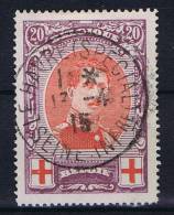 Belgium: OBP  134 ,  Used Obl., Rode Kruis, Croix Rouge - 1914-1915 Croix-Rouge
