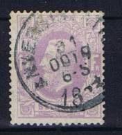 Belgium: OBP 36  Used Obl. 1869 - 1869-1883 Léopold II