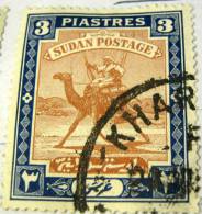 Sudan 1898 Arab Postman 3pi - Used - Sudan (...-1951)