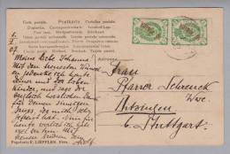 Russland Levante 1907-01-01 Constantinopel AK Nach Ditzingen DE - Lettres & Documents