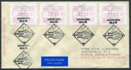 1995 Finland Savonlinna Culture ATM / Frama Airmail Cover To Germany - Machine Labels [ATM]