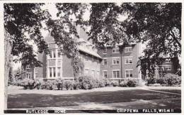 Wisconsin Chippewa Falls Rutledge Home Real Photo RPPC - Autres & Non Classés