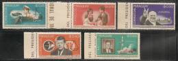 KENNEDY - Sir Winston Churchill - PARAGUAY - 1965 Yvert # 808/812 - MINT NH - Kennedy (John F.)