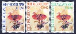#Vatican 2005. Sede Vacante. Frescoe Detail. Michel 1514-16. MNH(**) - Nuevos