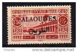Alaouïtes N° 28a Neuf * - Surcharge Noire - Cote 32€ - Autres & Non Classés